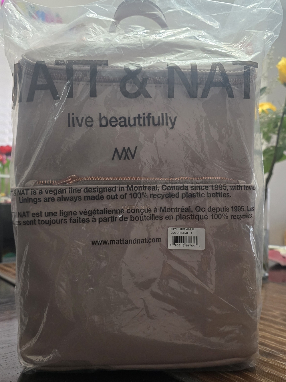 BRAVE Vegan Backpack - Loom